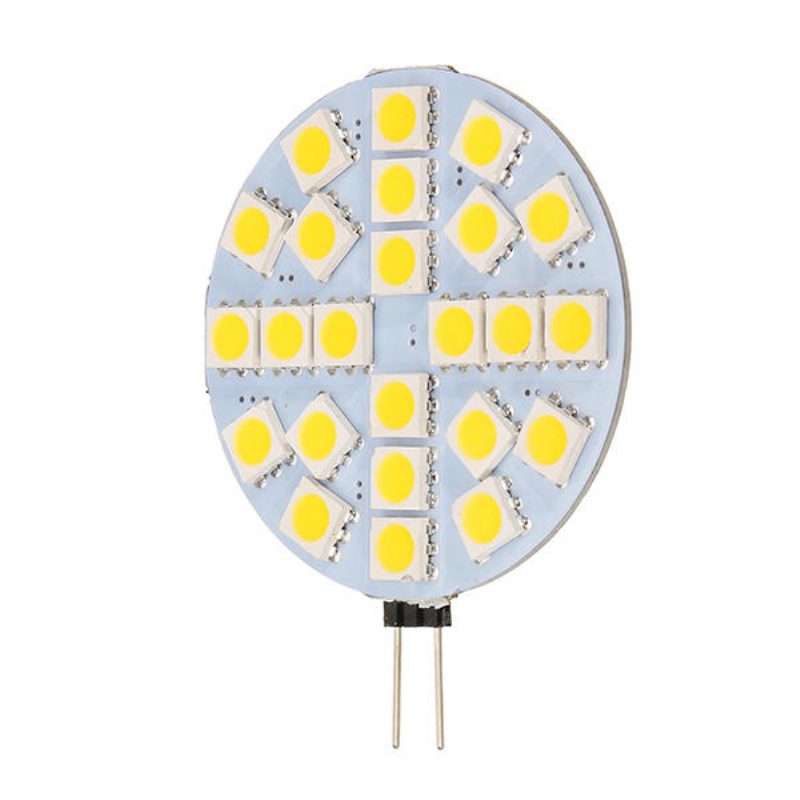 G4 3w Szabályozható Smd5050 24led Meleg Fehér Tiszta Izzó Dc12v