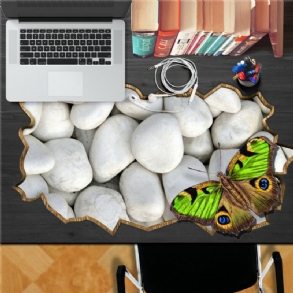 Stone Butterfly Pag Sticker 3d Asztali Matrica Fali Matricák Otthoni Asztal Asztaldísz Ajándék